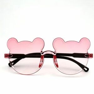 Children Bear Sunglasses Sunscreen Glasses.